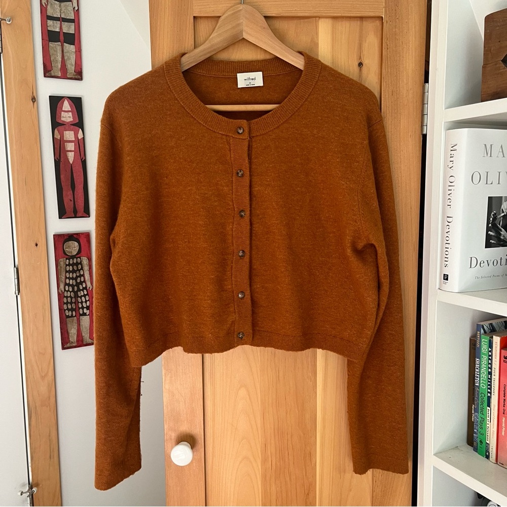 Aritzia Wilfred cropped cardigan